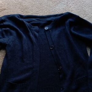Beverly Hills Polo Club Black Cardigan Sweater